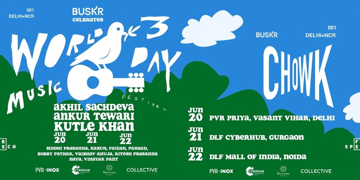 Buskr x Mall of India: Celebrating World Music Day