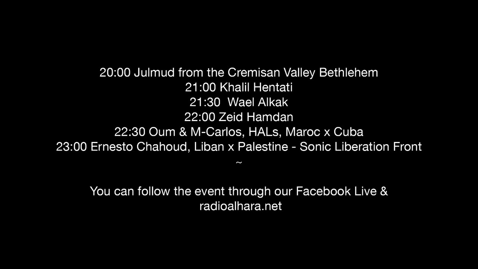 Live from Paris at L'institut Du Monde Arabe: Radio Alhara
