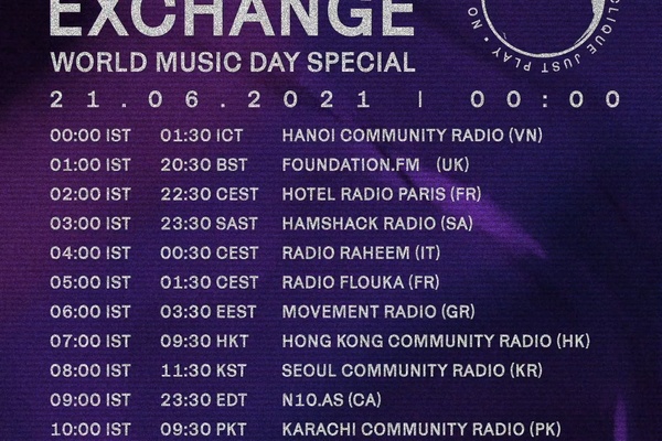 Radio Exchange - World Music Day Special