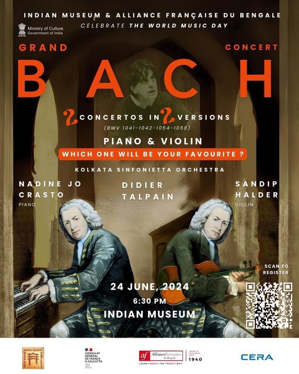 GRAND BACH CONCERT: PIANO & VIOLIN - Which will be your favourite?