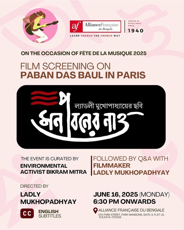 Film Screening on Paban Das Baul in Paris